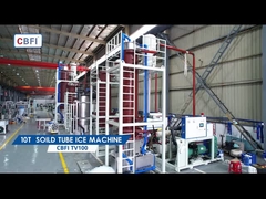 10トンの固体管の製氷機の直径45mmの明確な氷