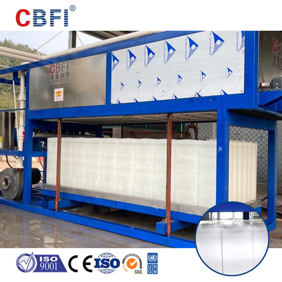 5トンのコンテナ化直接冷却ブロック氷工場 商業用氷ブロックメーカー 大量生産